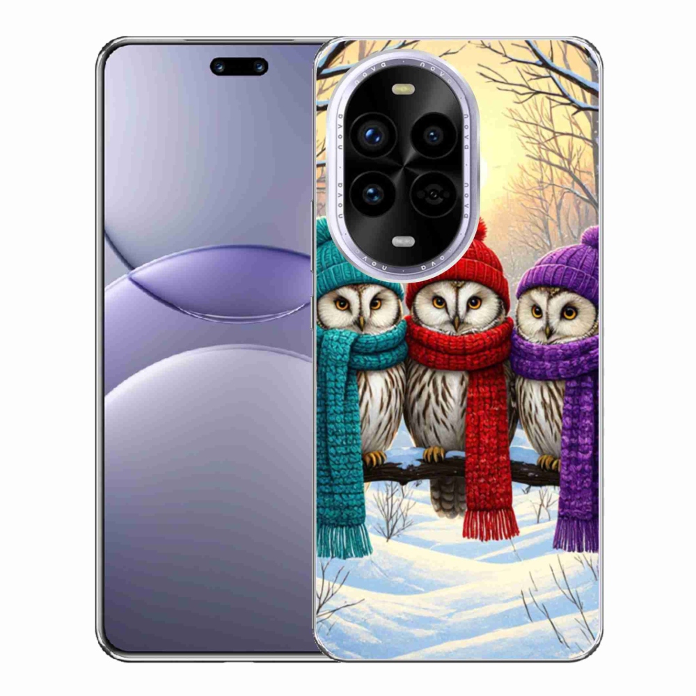 Gél borítás mmCase a Huawei Nova 13 Pro 5G-n - bagoly barátok