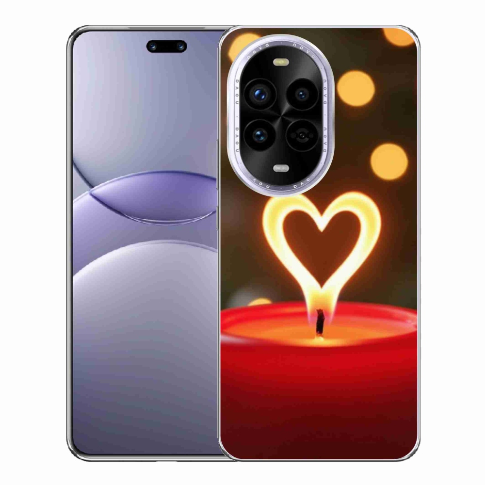 Zselés borítás mmCase a Huawei Nova 13 Pro 5G-n - a láng szíve