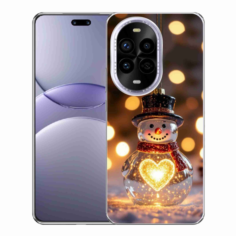 Gél borítás mmCase a Huawei Nova 13 Pro 5G számára - karácsonyi hóember