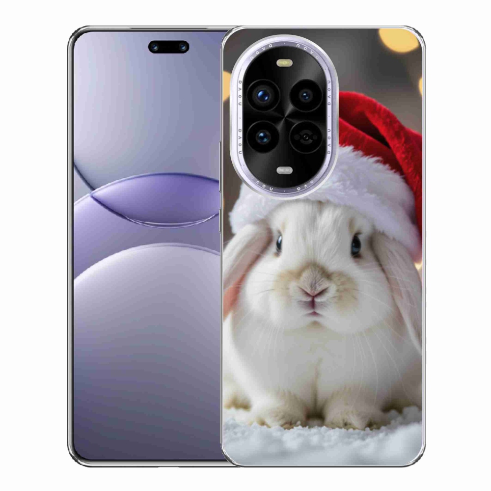 Gél borítás mmCase a Huawei Nova 13 Pro 5G-n - karácsonyi nyuszi