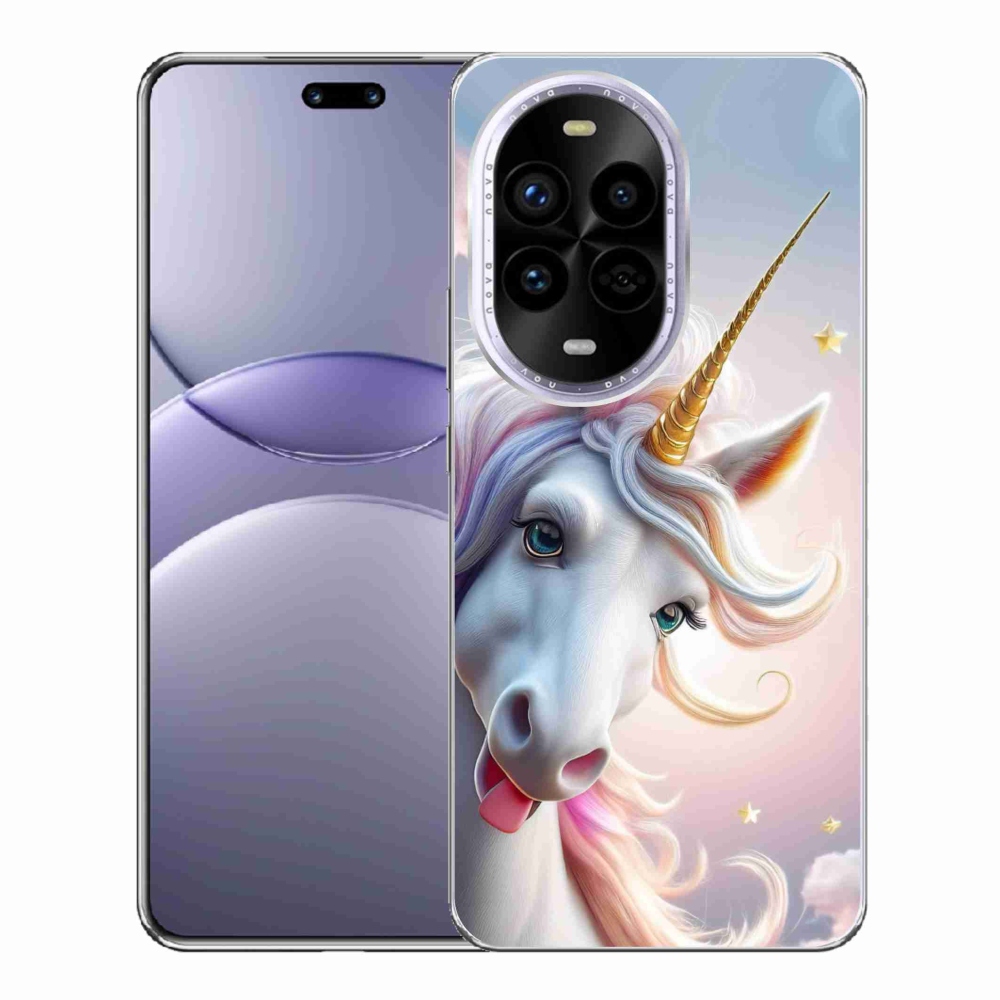 Gél borítás mmCase a Huawei Nova 13 Pro 5G-n - vidám egyszarvú