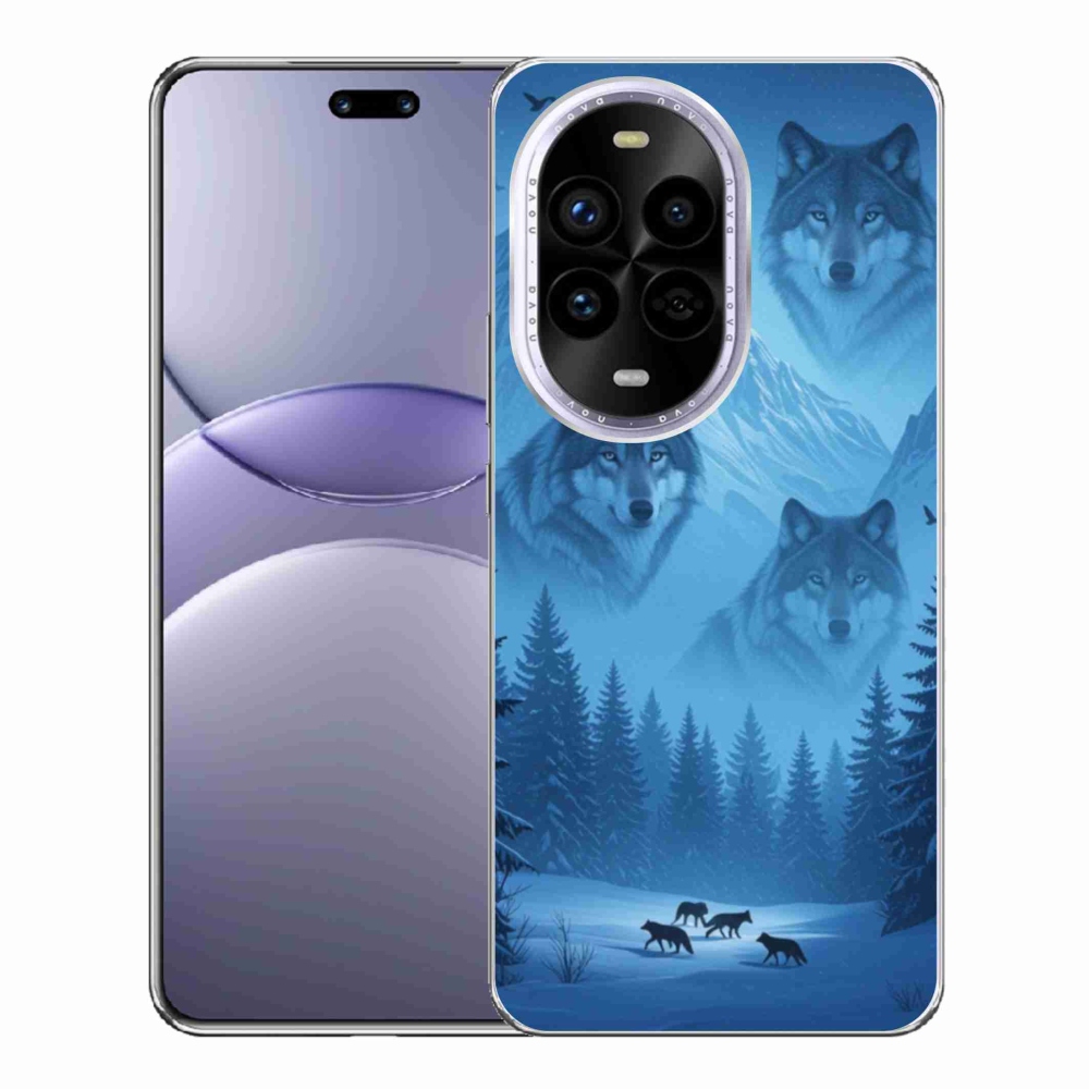 Gél borítás mmCase a Huawei Nova 13 Pro 5G - farkas csomagon