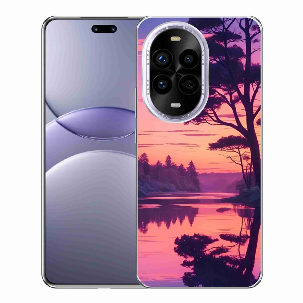 Gél borítás mmCase a Huawei Nova 13 Pro 5G-n - naplemente a tó felett