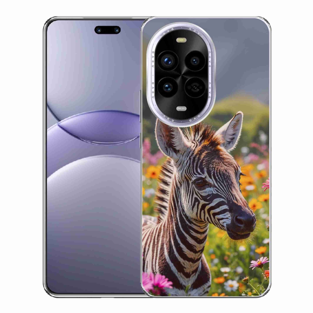 mmCase gél tok a Huawei Nova 13 Pro 5G-hez – zebra a réten