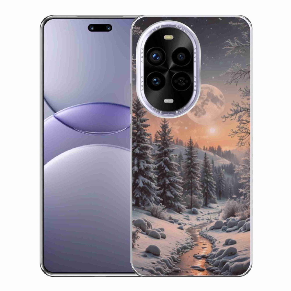 Gél borítás mmCase a Huawei Nova 13 Pro 5G-n - téli táj 2