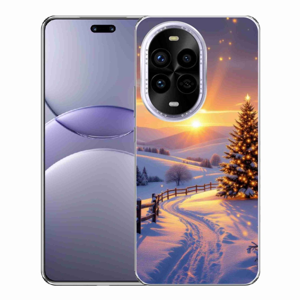 Gél borítás mmCase a Huawei Nova 13 Pro 5G-n - téli tájkép