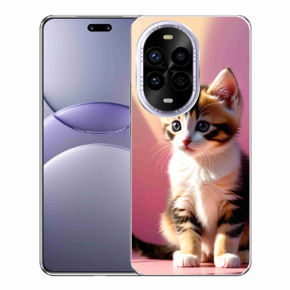 Gél borítás mmCase a Huawei Nova 13 Pro 5G-n - kíváncsi cica 2