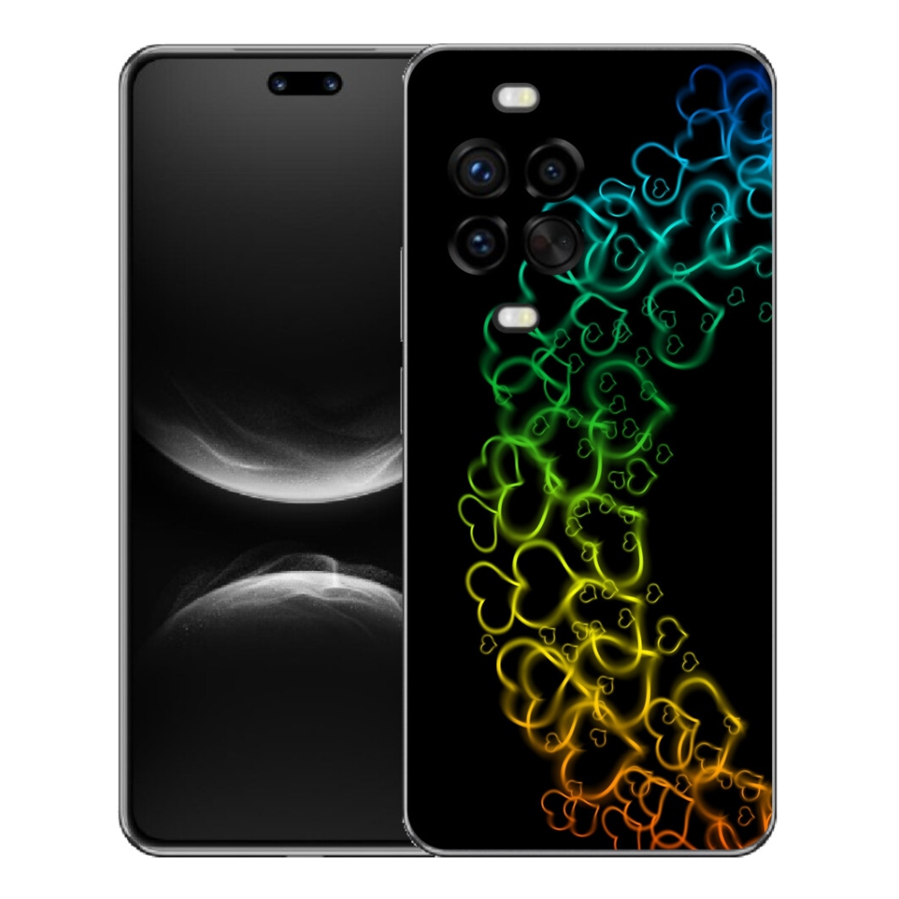 mmCase gél tok a Huawei Nova 14 Pro-hoz – színes szívecskék