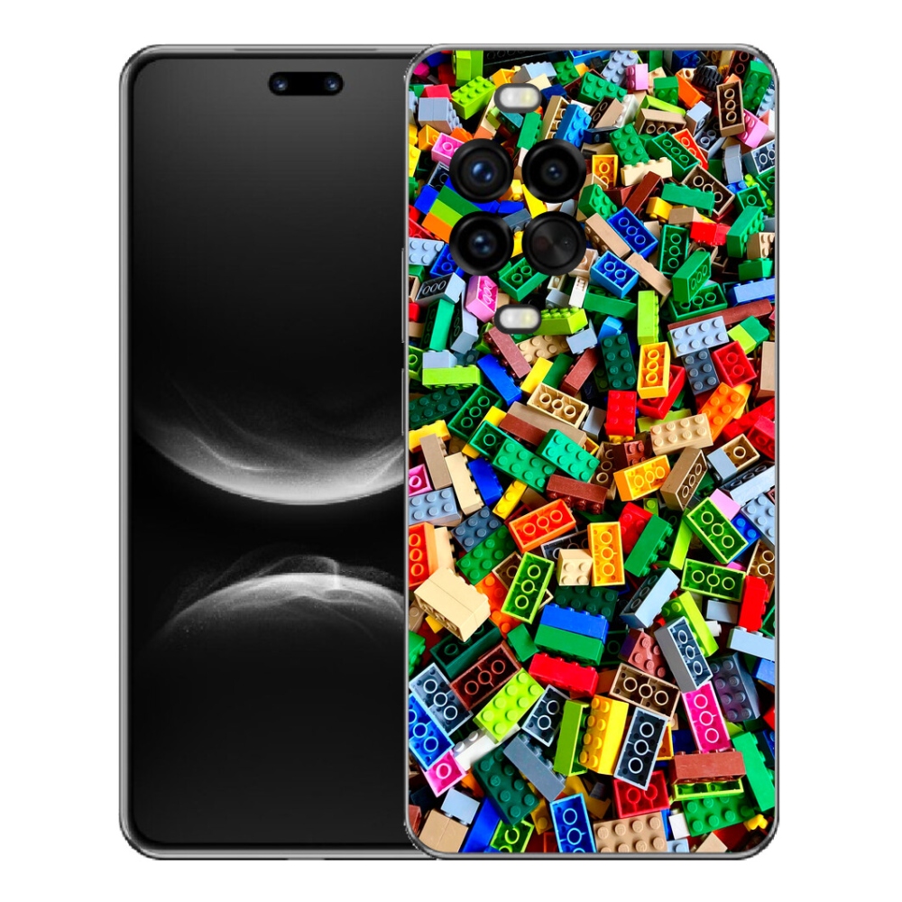 mmCase gél tok a Huawei Nova 14 Pro-hoz – színes építőelemek