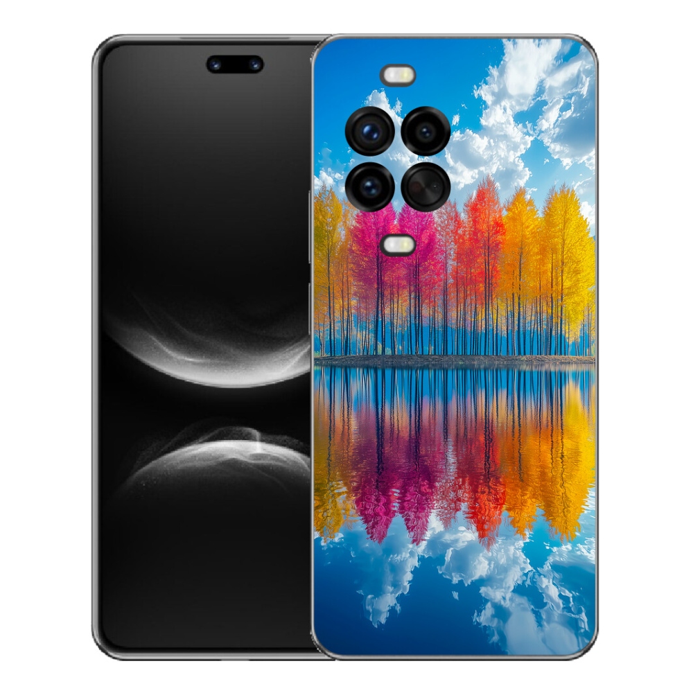 mmCase gél tok a Huawei Nova 14 Pro-hoz – színes fák