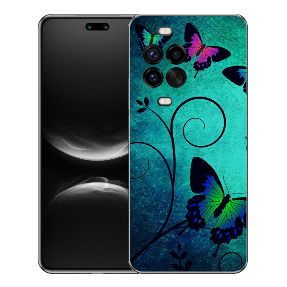 mmCase géltok a Huawei Nova 14 Pro-hoz – színes pillangók