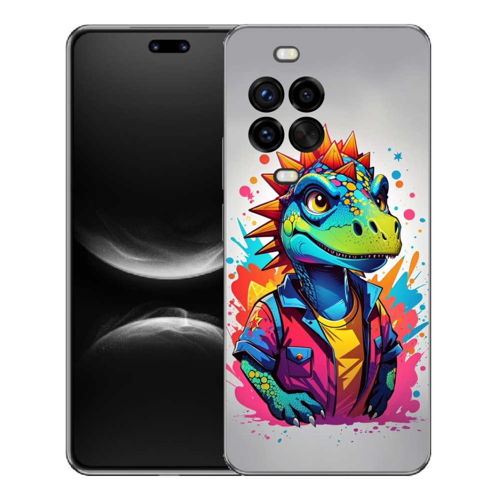 mmCase géltok a Huawei Nova 14 Pro-hoz – színes dinoszaurusz