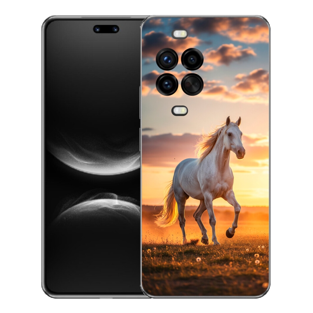 mmCase gél tok a Huawei Nova 14 Pro-hoz – Futó fehér ló 2