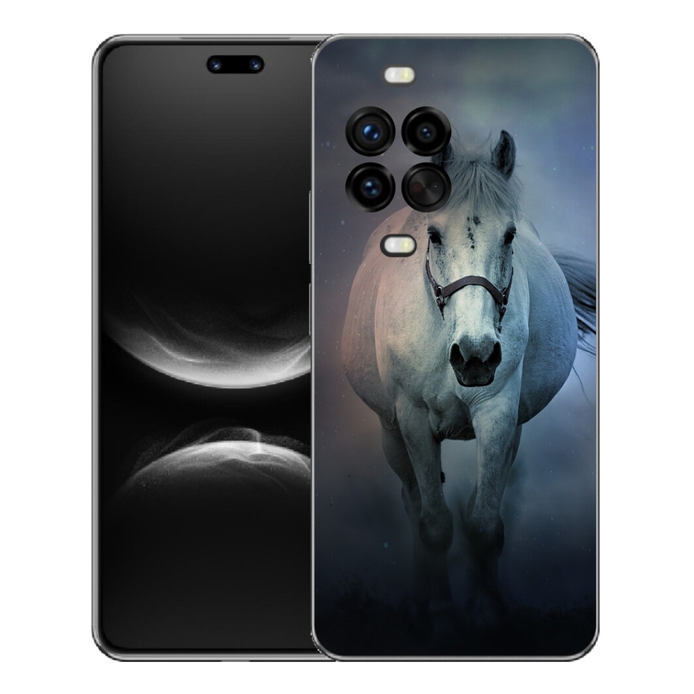 mmCase gél tok a Huawei Nova 14 Pro-hoz – futó fehér ló
