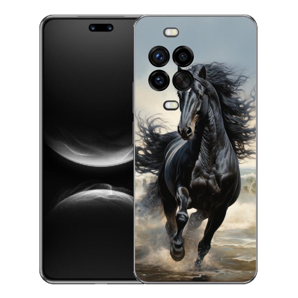 mmCase géltok a Huawei Nova 14 Pro-hoz – futó fekete ló