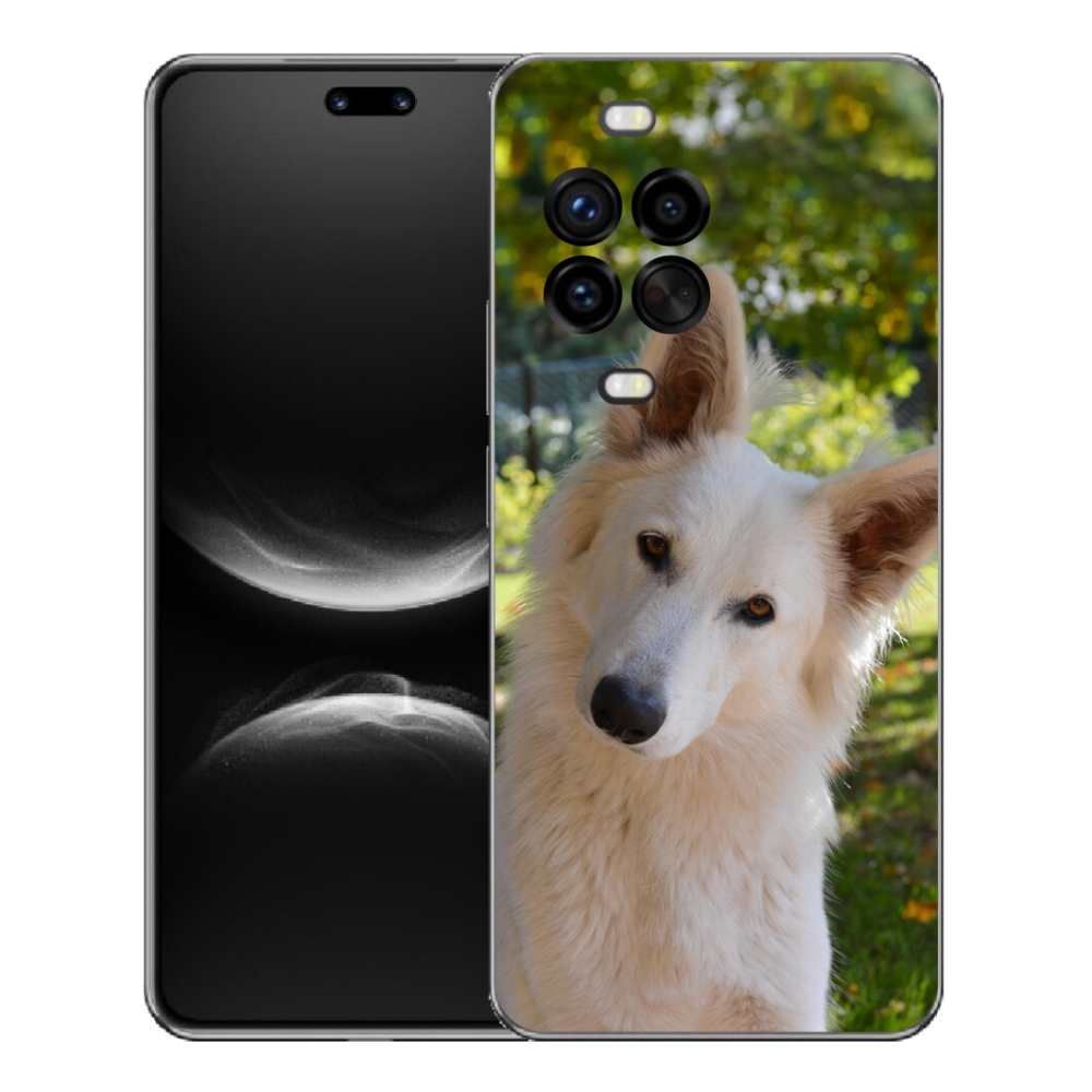 mmCase gél tok a Huawei Nova 14 Pro-hoz – fehér svájci juhászkutya 1
