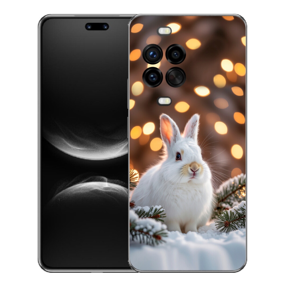 mmCase géltok a Huawei Nova 14 Pro-hoz – fehér nyúl