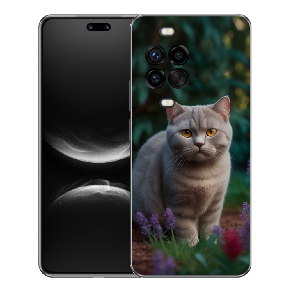 mmCase gél tok a Huawei Nova 14 Pro-hoz – brit macska