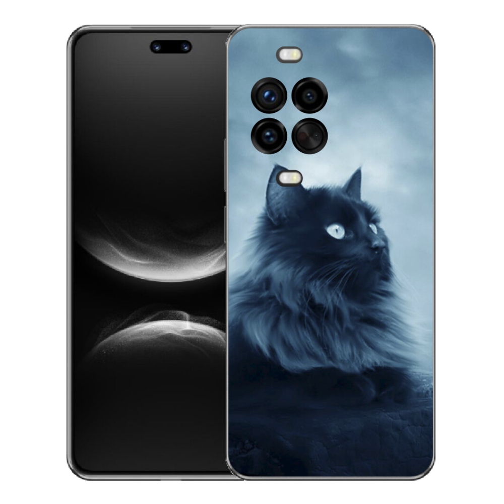 mmCase gél tok a Huawei Nova 14 Pro-hoz – fekete macska 1