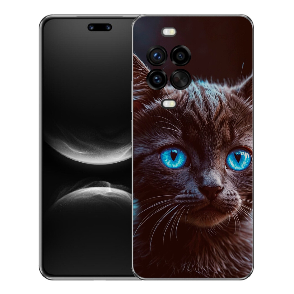mmCase gél tok a Huawei Nova 14 Pro-hoz – fekete cica 2