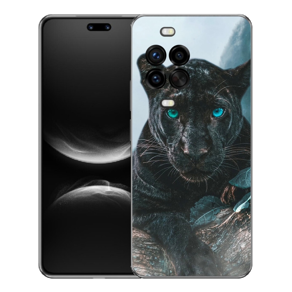 mmCase gél tok a Huawei Nova 14 Pro-hoz – fekete párduc