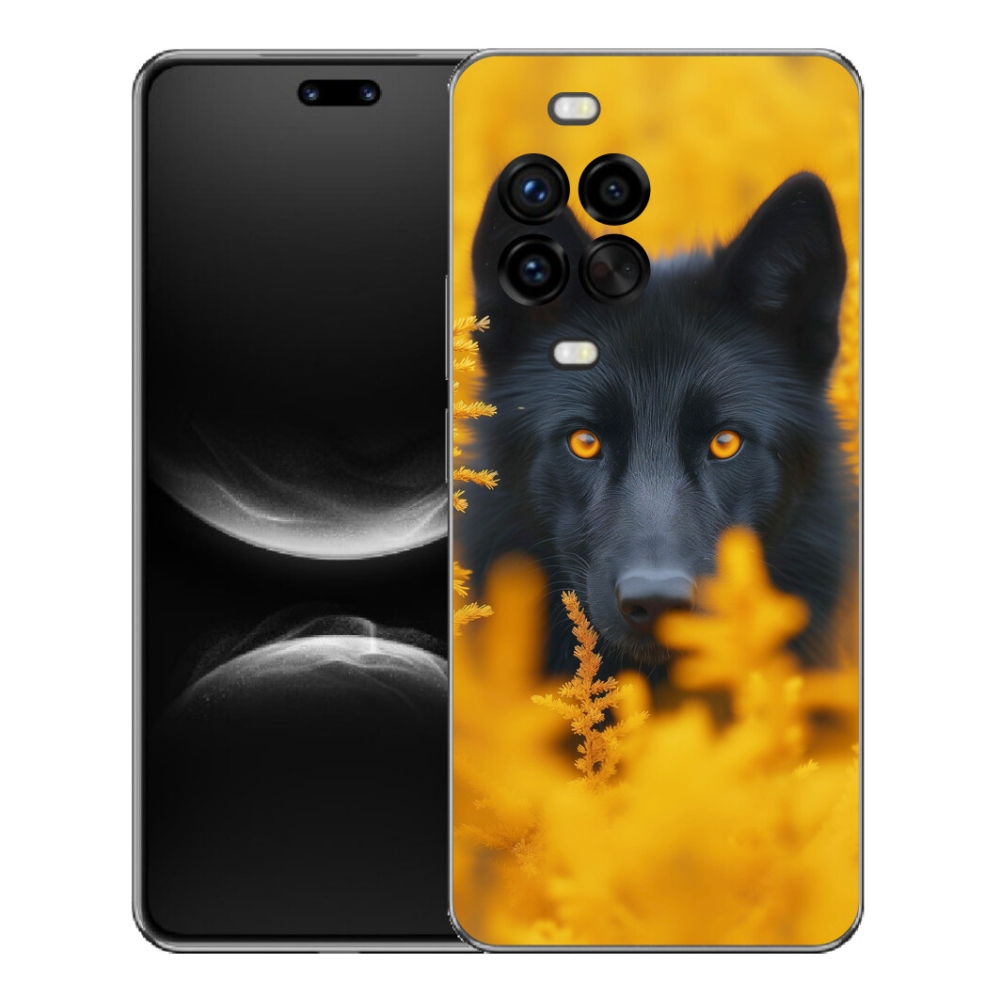 mmCase géltok a Huawei Nova 14 Pro-hoz – fekete farkas 2