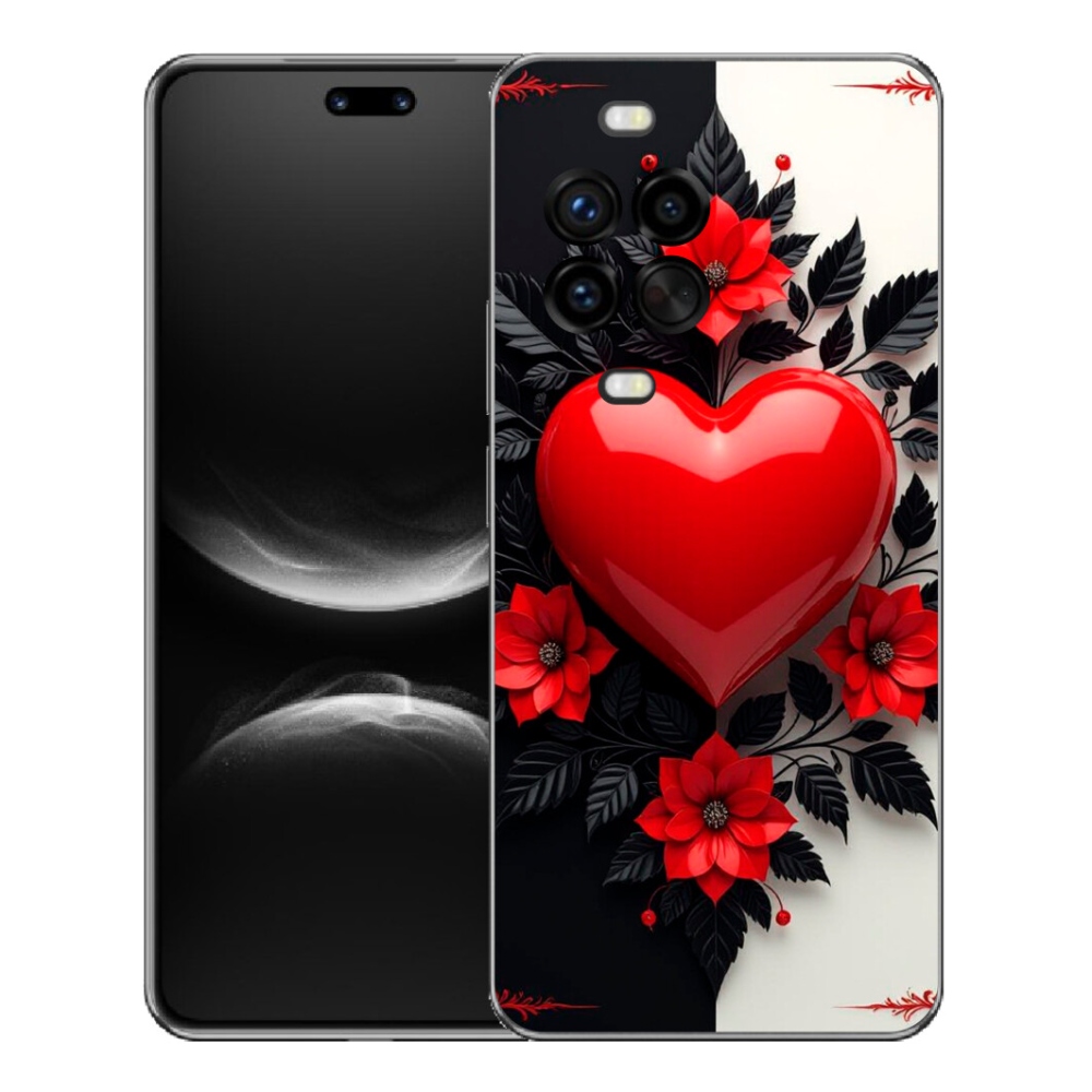 mmCase géltok a Huawei Nova 14 Pro-hoz – piros szív