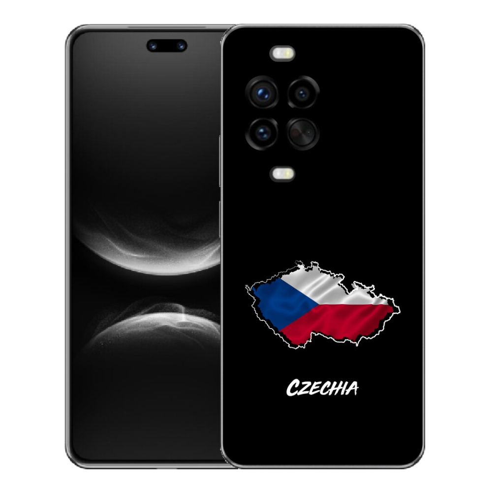 mmCase géltok a Huawei Nova 14 Pro-hoz – Czechia, fekete háttér
