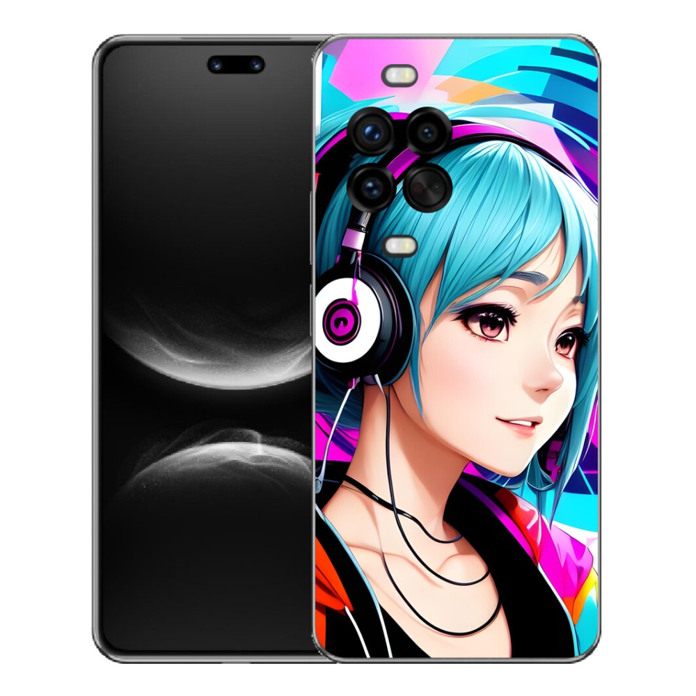 mmCase géltok a Huawei Nova 14 Pro-hoz – fejhallgatóval ellátott lány