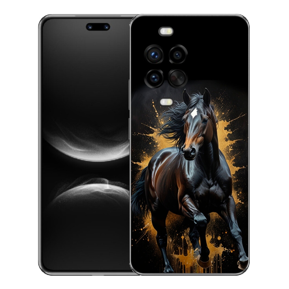 mmCase géltok a Huawei Nova 14 Pro-hoz – elegáns fekete csikó