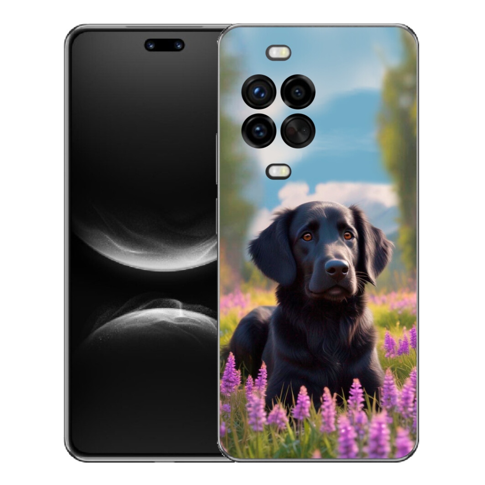 mmCase géltok a Huawei Nova 14 Pro-hoz – elegáns fekete retriever