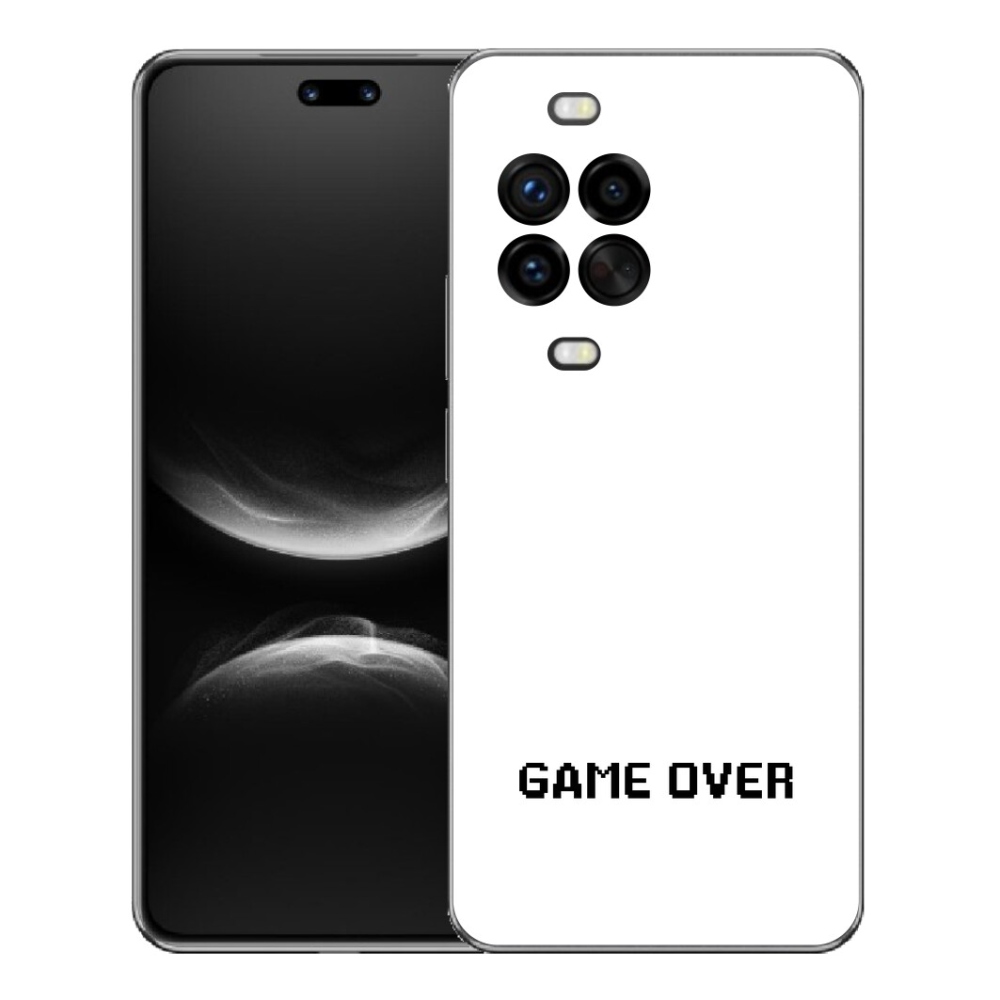 mmCase gél tok a Huawei Nova 14 Pro-hoz – „game over” fehér háttérrel