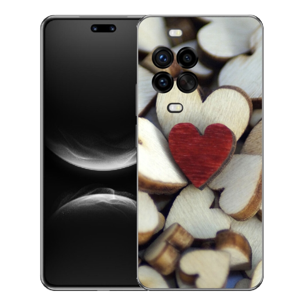 mmCase géltok a Huawei Nova 14 Pro-hoz – gravírozott piros szív 
