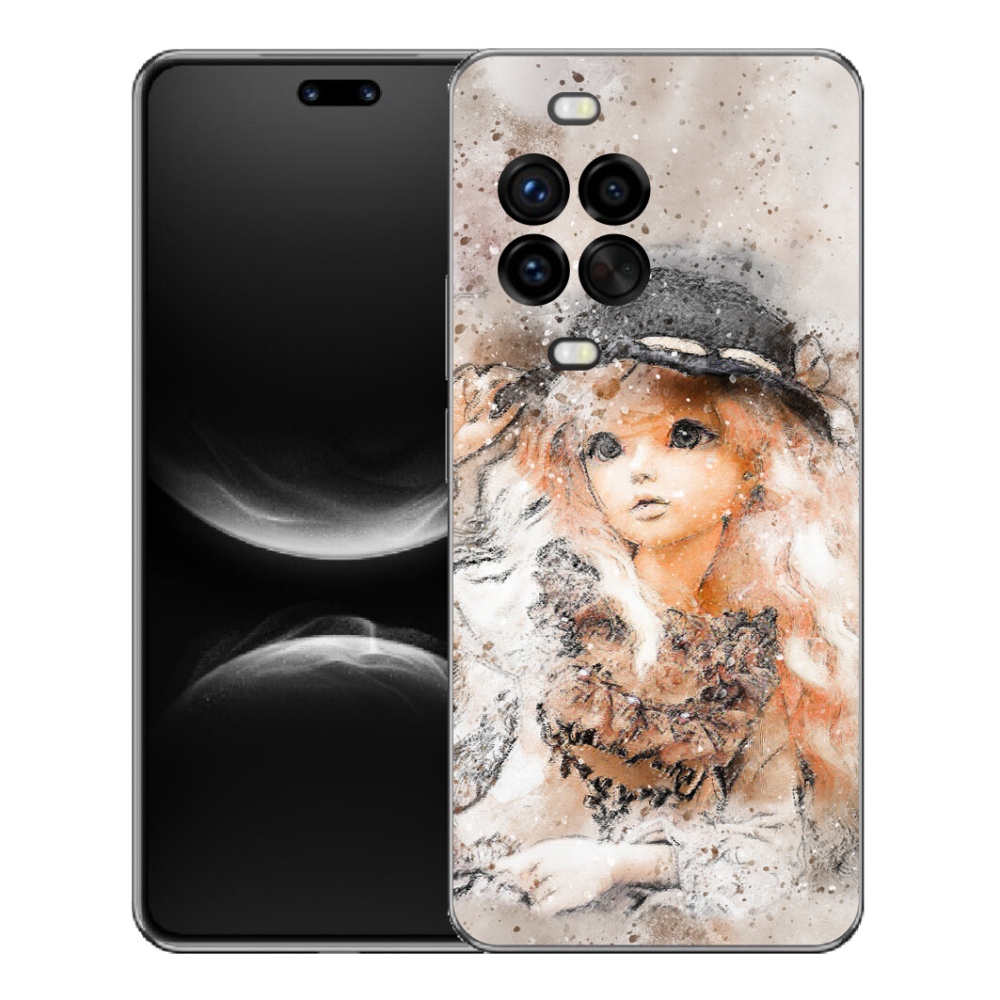 mmCase gél tok a Huawei Nova 14 Pro-hoz – kalapos kislány