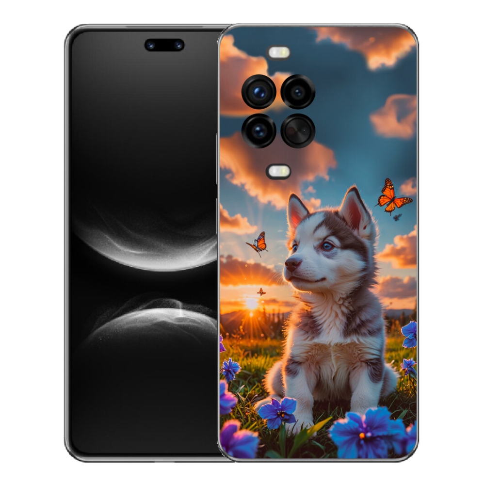 mmCase gél tok a Huawei Nova 14 Pro-hoz – husky naplementekor