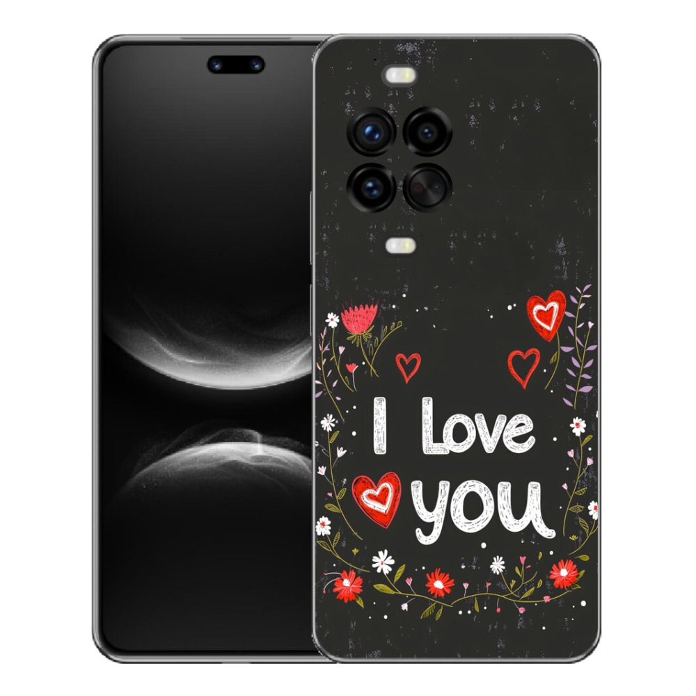 mmCase géltok a Huawei Nova 14 Pro-hoz – „I love you” fekete háttérrel