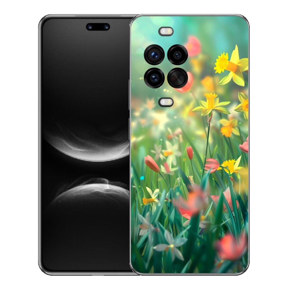 mmCase gél tok a Huawei Nova 14 Pro-hoz – tavaszi virágok