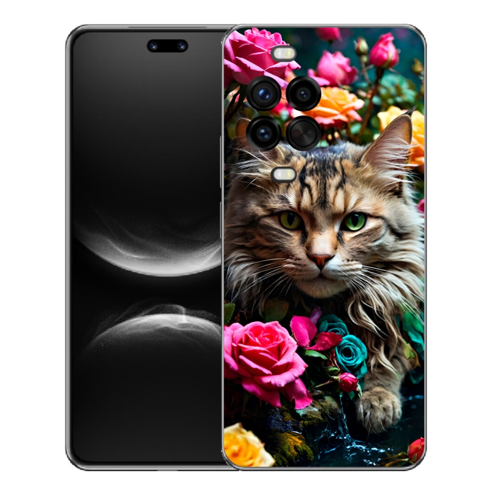 mmCase géltok a Huawei Nova 14 Pro-hoz – macskás mintázat 2