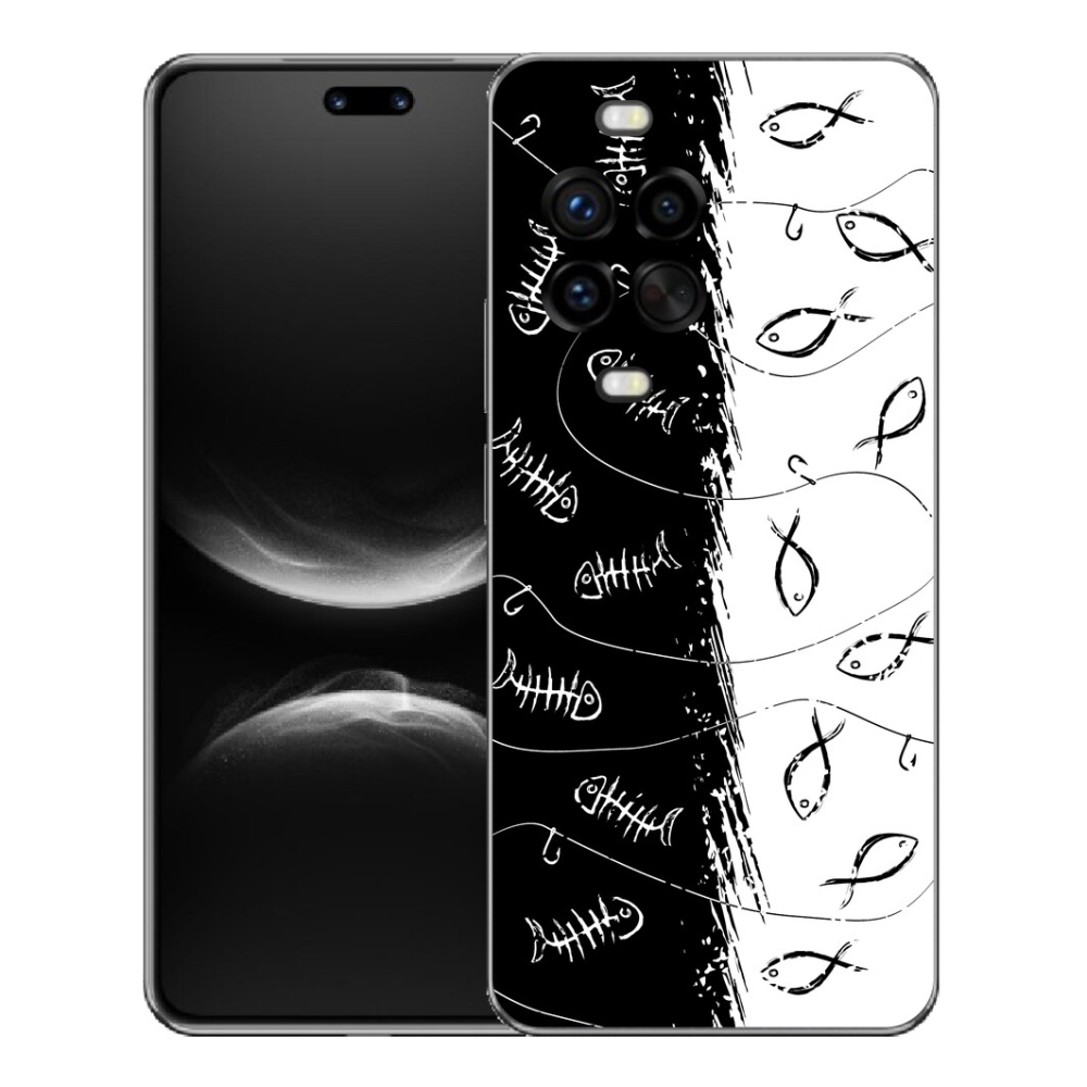 mmCase géltok a Huawei Nova 14 Pro-hoz – csontvázak és halak