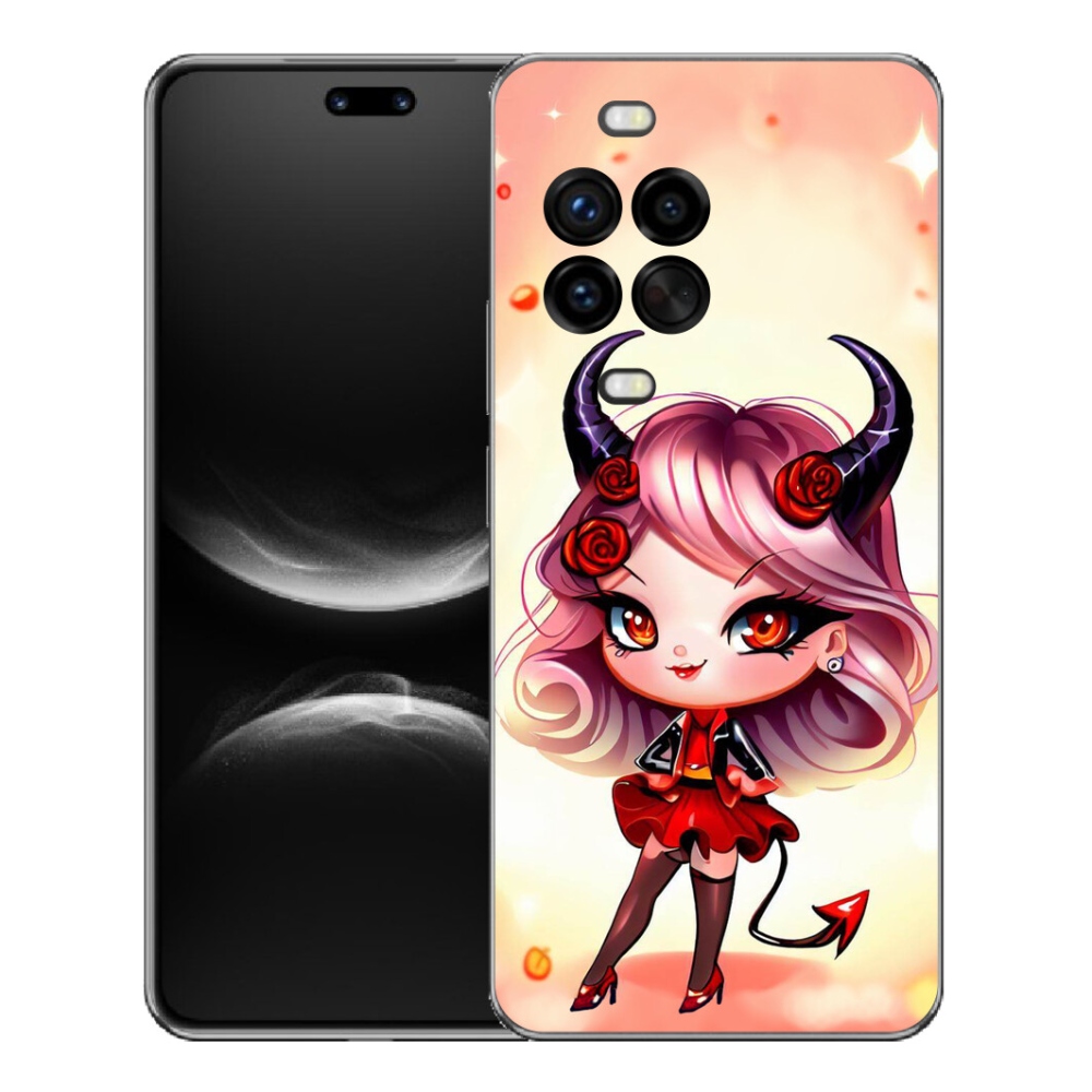 mmCase géltok a Huawei Nova 14 Pro-hoz – rajzolt kis ördögnő