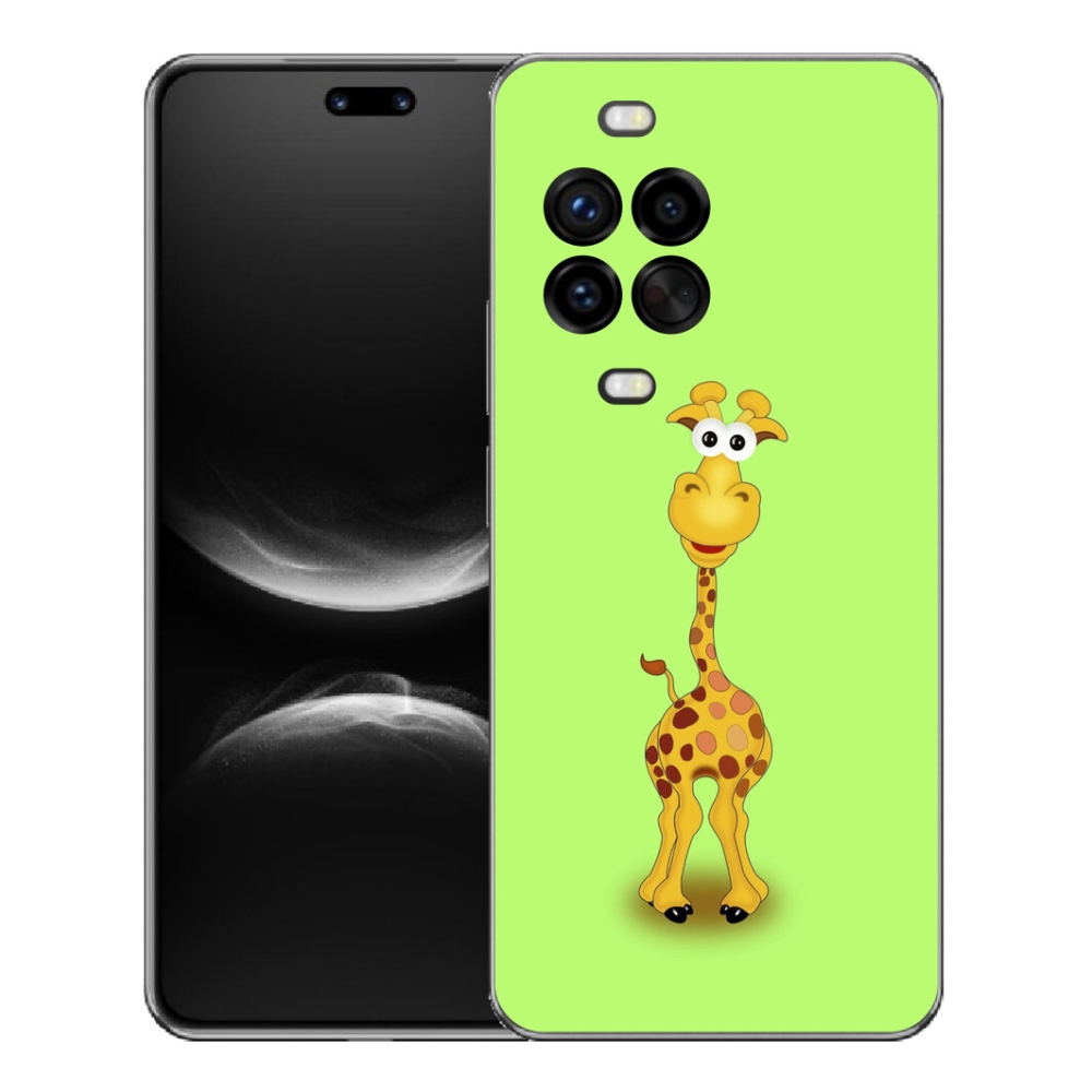 mmCase gél tok a Huawei Nova 14 Pro-hoz – rajzolt zsiráf
