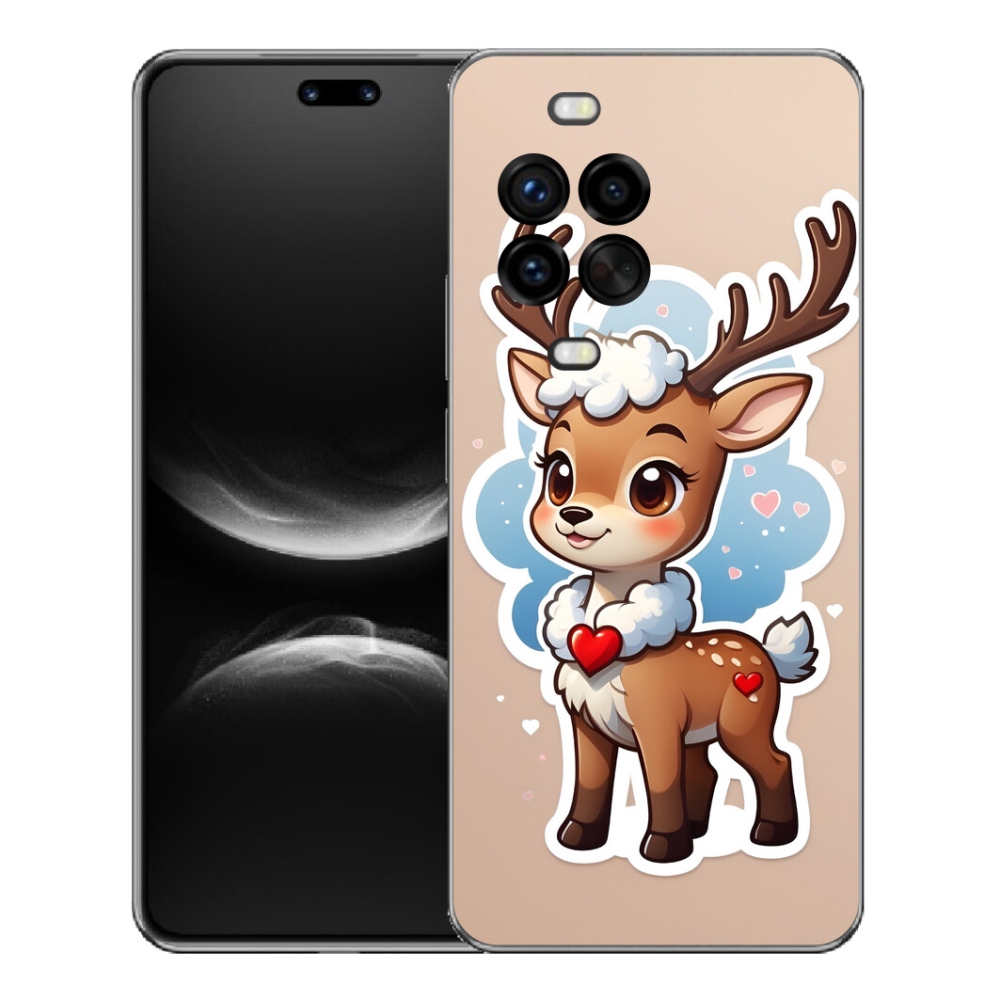 mmCase géltok a Huawei Nova 14 Pro-hoz – rajzolt rénszarvas