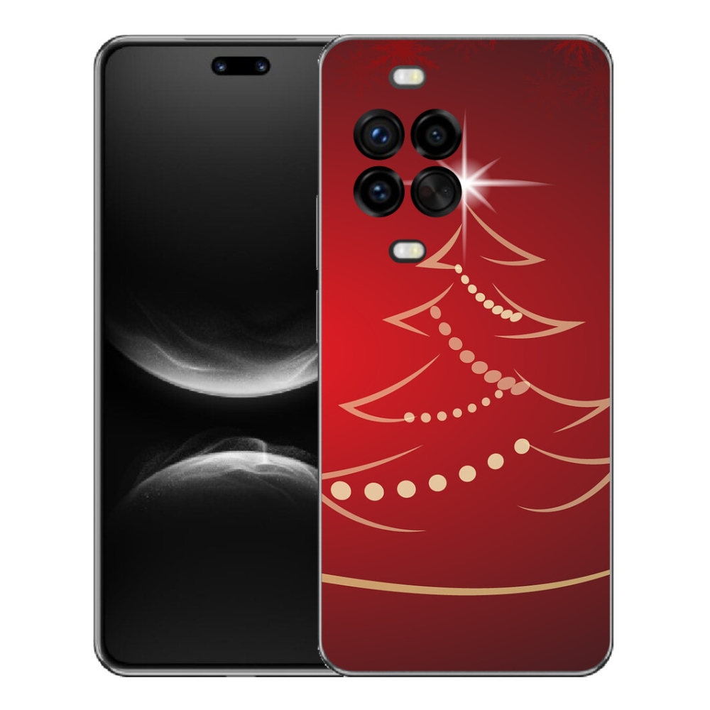 mmCase gél tok a Huawei Nova 14 Pro-hoz – rajzolt karácsonyfa