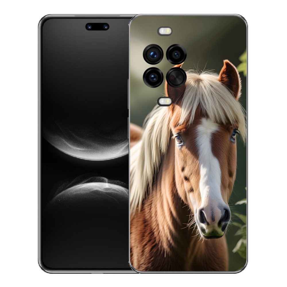 mmCase gél tok a Huawei Nova 14 Pro-hoz – világos sörényű ló