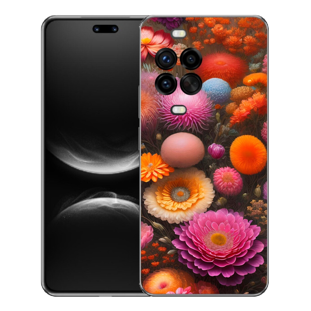 mmCase gél tok a Huawei Nova 14 Pro-hoz – virágkompozíció