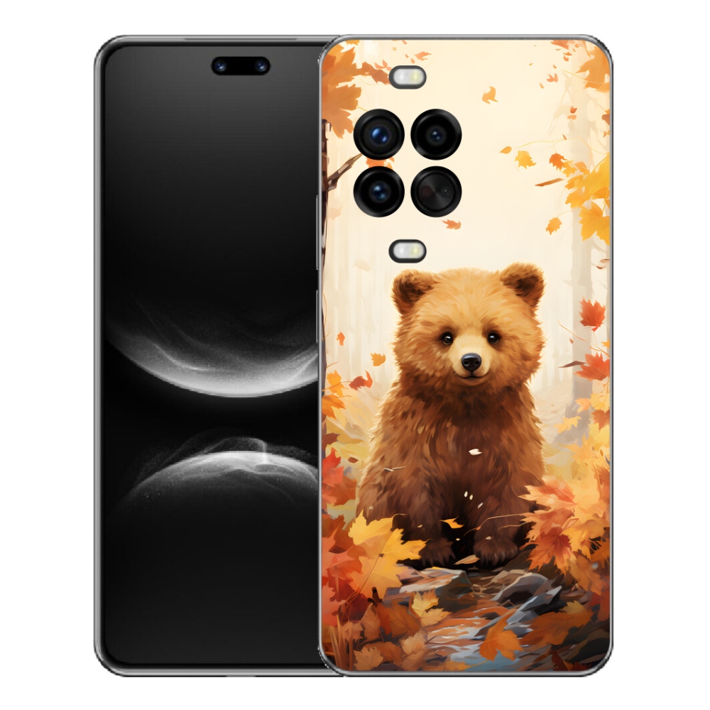 mmCase géltok a Huawei Nova 14 Pro-hoz – medve az erdőben