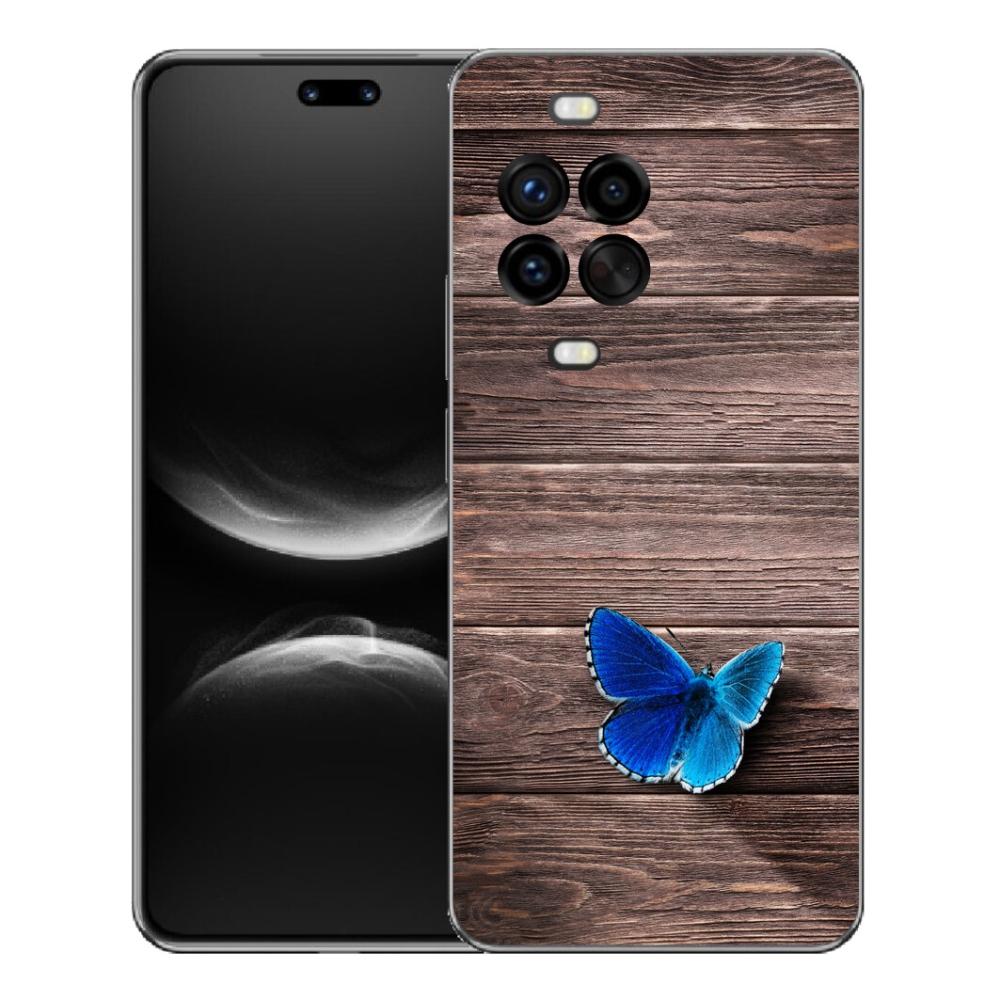 mmCase géltok a Huawei Nova 14 Pro-hoz – kék pillangó 1