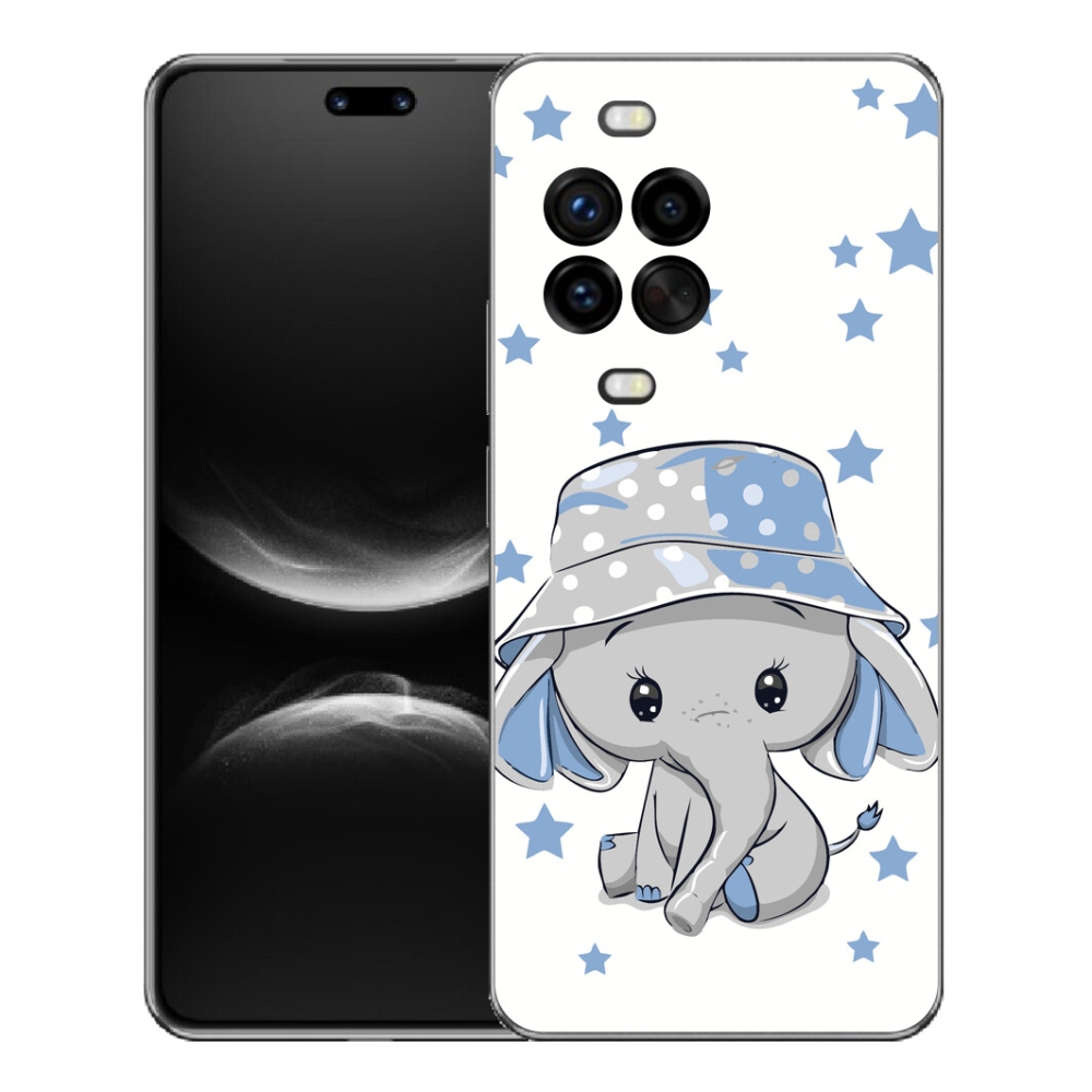 mmCase géltok a Huawei Nova 14 Pro-hoz – kék elefánt