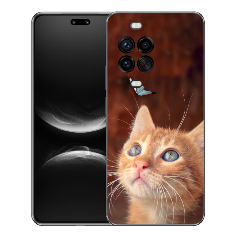 mmCase gél tok a Huawei Nova 14 Pro-hoz – pillangó és cica