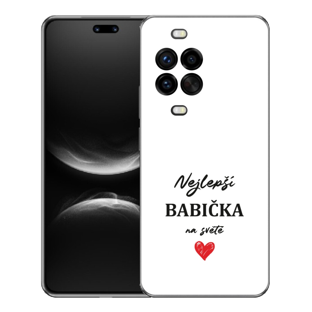 mmCase gél tok a Huawei Nova 14 Pro-hoz – a legjobb nagymama 1 fehér háttérrel